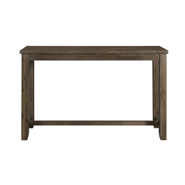 Stone Occasional Bar Table Single Pack Gray Finish (Table + Three Stools) - Vida Furniture (Laredo,TX)