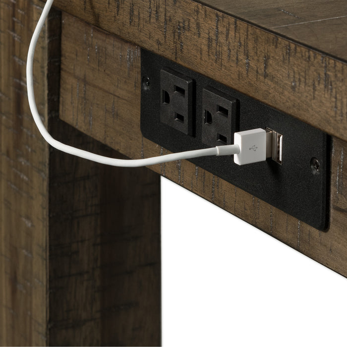 Stone Occasional Bar Table Single Pack Gray Finish (Table + Three Stools) - Vida Furniture (Laredo,TX)