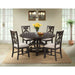 Stone Round Dining Table W/PU Base - Vida Furniture (Laredo,TX)