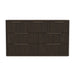 Sylvie 7-Drawer Dresser in Dark Brown - Vida Furniture (Laredo,TX)