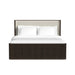 Sylvie UPH Bed with White Fabric - Vida Furniture (Laredo,TX)