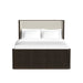 Sylvie UPH Bed with White Fabric - Vida Furniture (Laredo,TX)