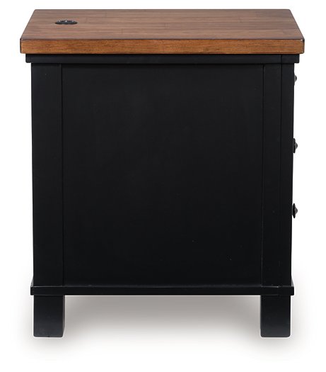 Wildenauer Chairside End Table - Vida Furniture (Laredo,TX)