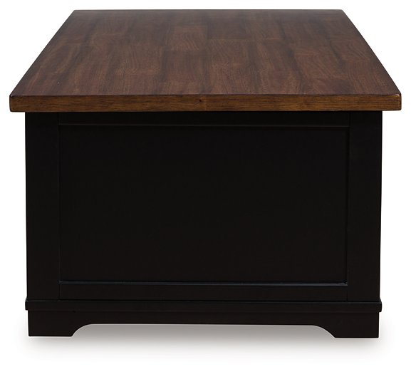Wildenauer Lift-Top Coffee Table - Vida Furniture (Laredo,TX)
