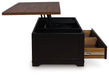 Wildenauer Lift-Top Coffee Table - Vida Furniture (Laredo,TX)