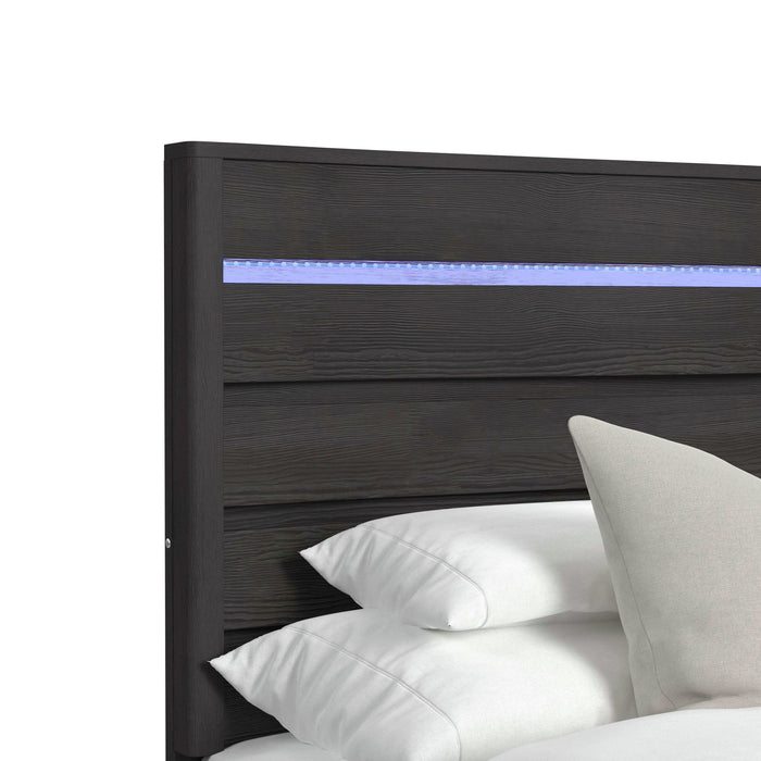 Tobias Bed with LED - Vida Furniture (Laredo,TX)