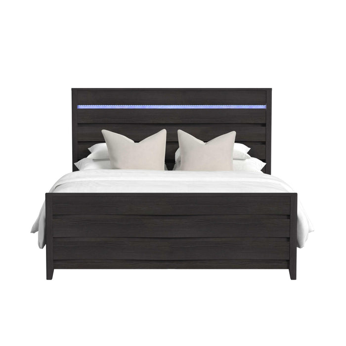 Tobias Bed with LED - Vida Furniture (Laredo,TX)