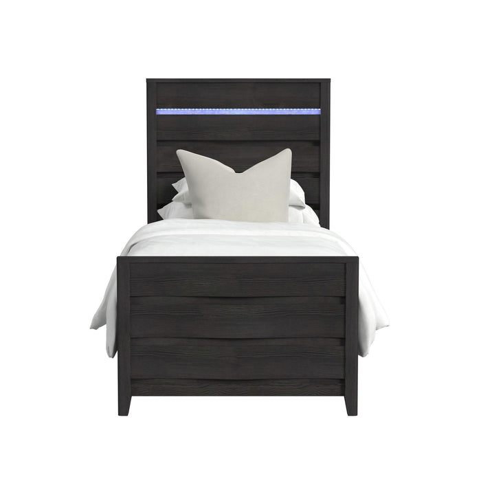 Tobias Bed with LED - Vida Furniture (Laredo,TX)