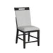 Transcend Counter Height Dining Set in Charcoal-Table and Four Chairs - Vida Furniture (Laredo,TX)