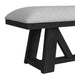 Transcend Standard Height Dining Set in Charcoal-Table and Four Chairs - Vida Furniture (Laredo,TX)