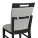 Transcend Standard Height Dining Set in Charcoal-Table and Four Chairs - Vida Furniture (Laredo,TX)