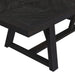 Transcend Standard Height Dining Set in Charcoal-Table and Four Chairs - Vida Furniture (Laredo,TX)