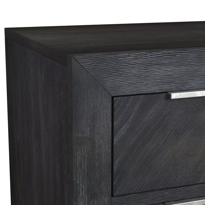 Transcend Server in Charcoal - Vida Furniture (Laredo,TX)