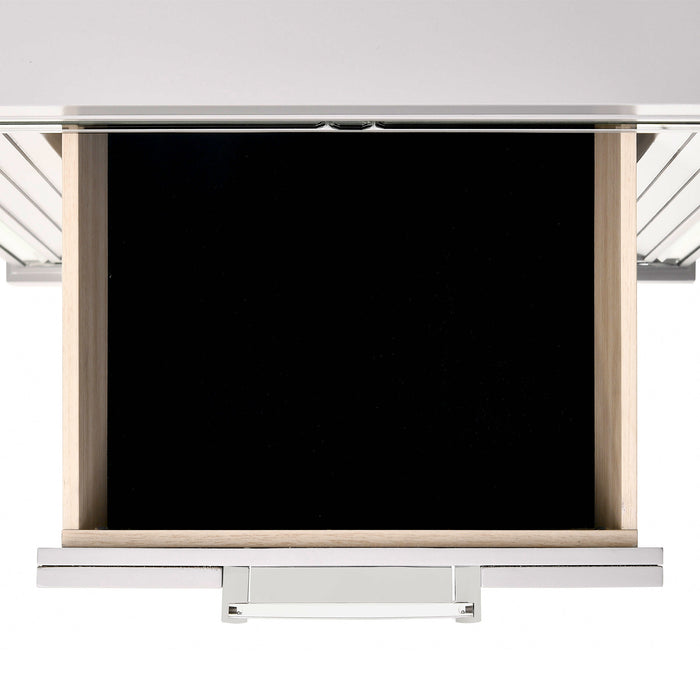 Twenty Nine Dressing Set w/LED & USB Plug White - Vida Furniture (Laredo,TX)