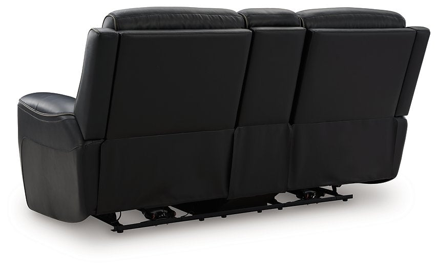 5Z-Relaxation Power Reclining Loveseat with Console - Vida Furniture (Laredo,TX)