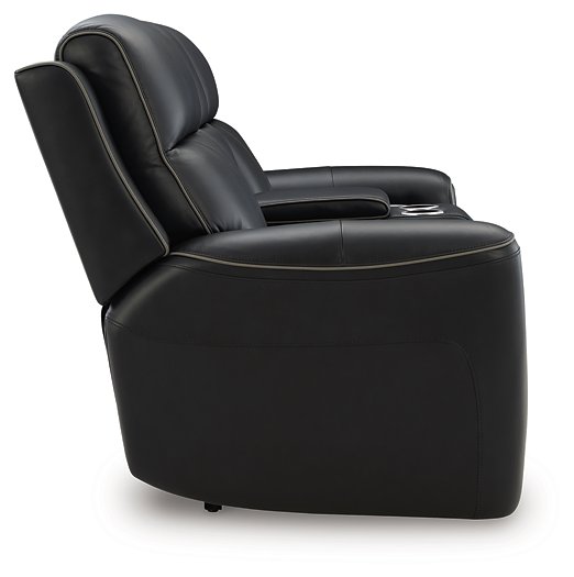 5Z-Relaxation Power Reclining Loveseat with Console - Vida Furniture (Laredo,TX)