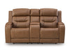 Knightington Power Reclining Loveseat with Audio Seating - Vida Furniture (Laredo,TX)