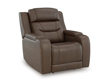 Knightington Power Recliner with Audio Seating - Vida Furniture (Laredo,TX)