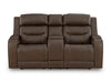 Knightington Power Reclining Loveseat with Audio Seating - Vida Furniture (Laredo,TX)