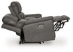 Bleckley Power Reclining Loveseat with Console - Vida Furniture (Laredo,TX)