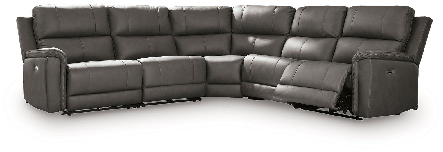 Bleckley Power Reclining Sectional - Vida Furniture (Laredo,TX)