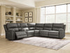Bleckley Power Reclining Sectional - Vida Furniture (Laredo,TX)