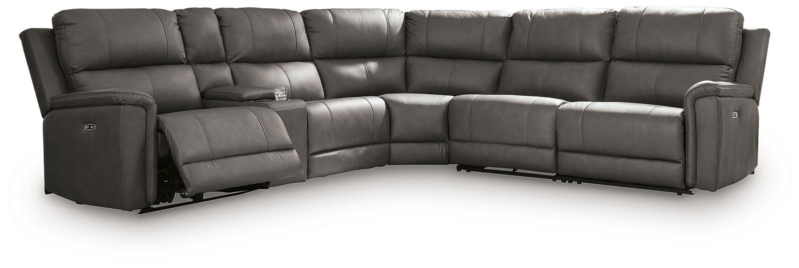 Bleckley Power Reclining Sectional - Vida Furniture (Laredo,TX)