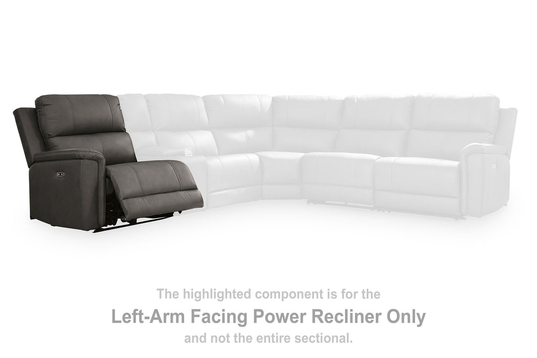 Bleckley Power Reclining Sectional - Vida Furniture (Laredo,TX)