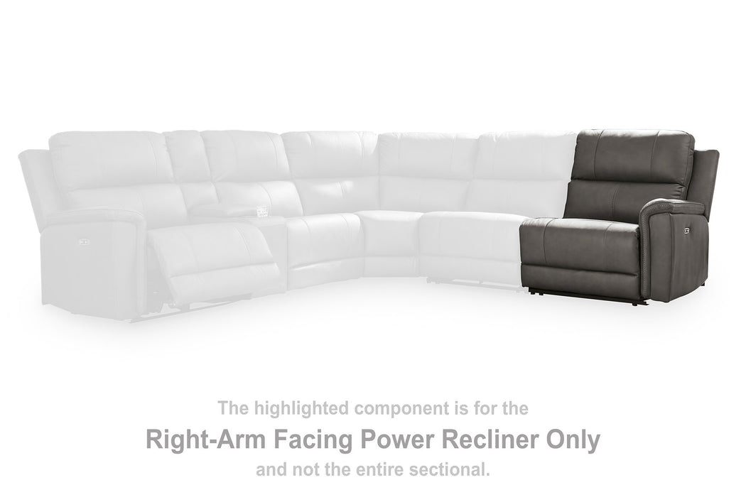 Bleckley Power Reclining Sectional - Vida Furniture (Laredo,TX)