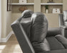 Bleckley Power Reclining Loveseat with Console - Vida Furniture (Laredo,TX)