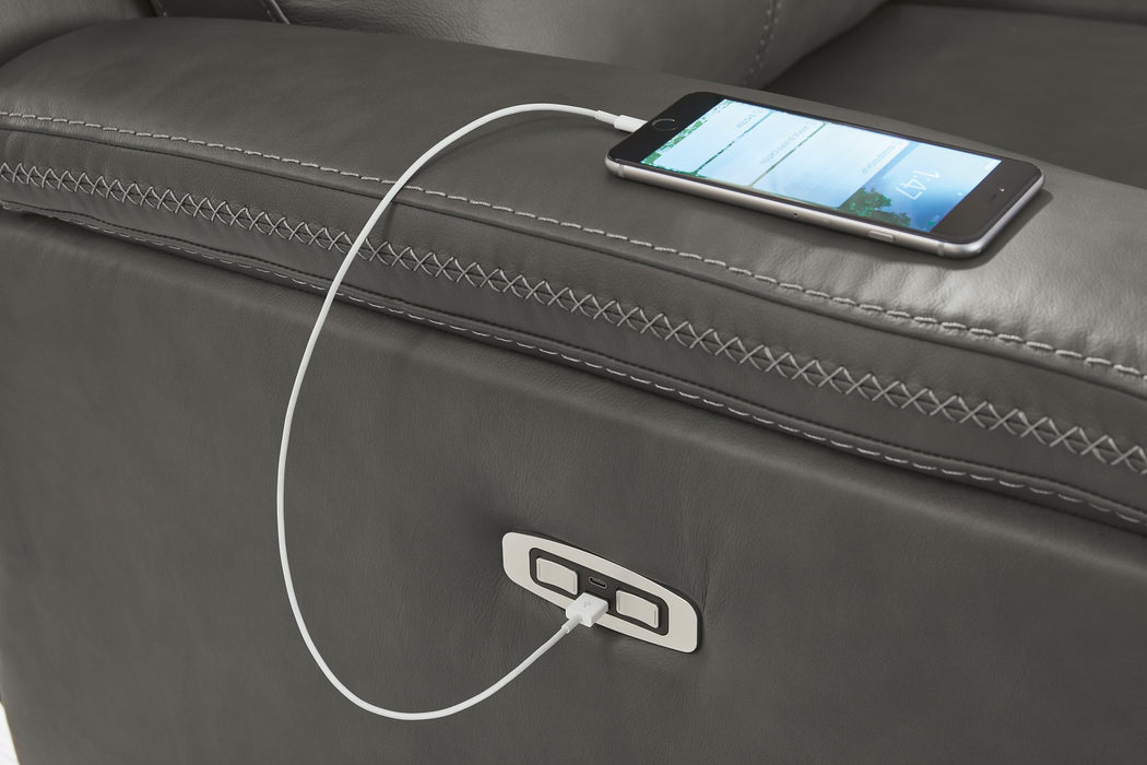 Bleckley Power Reclining Sofa - Vida Furniture (Laredo,TX)