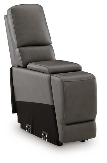 5Z - Pittson Power Reclining Sectional Loveseat with Console - Vida Furniture (Laredo,TX)