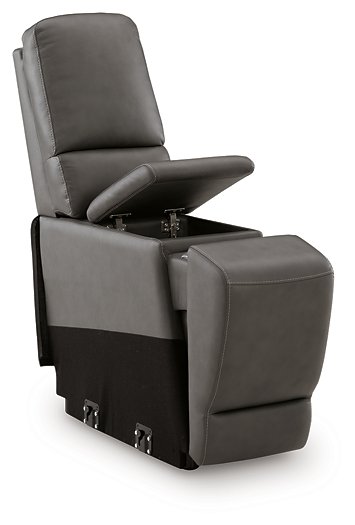 5Z - Pittson Power Reclining Sectional - Vida Furniture (Laredo,TX)