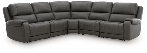 5Z - Pittson Power Reclining Sectional - Vida Furniture (Laredo,TX)