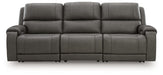 5Z - Pittson Power Sectional Reclining Sofa - Vida Furniture (Laredo,TX)