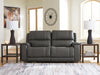 5Z - Pittson Power Reclining Sectional Loveseat - Vida Furniture (Laredo,TX)