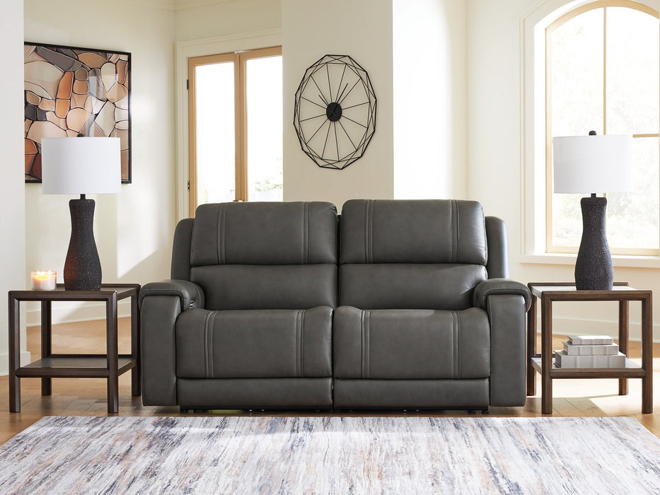 5Z - Pittson Power Reclining Sectional Loveseat - Vida Furniture (Laredo,TX)