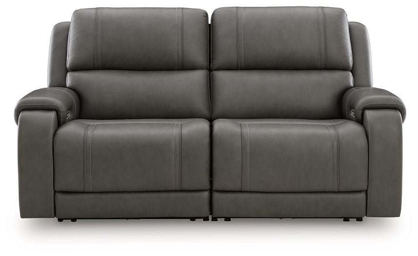 5Z - Pittson Power Reclining Sectional Loveseat - Vida Furniture (Laredo,TX)