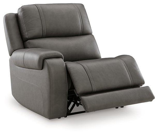5Z - Pittson Power Sectional Reclining Sofa - Vida Furniture (Laredo,TX)
