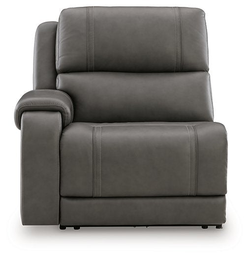 5Z - Pittson Power Sectional Reclining Sofa - Vida Furniture (Laredo,TX)