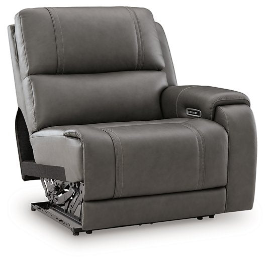 5Z - Pittson Power Sectional Reclining Sofa - Vida Furniture (Laredo,TX)