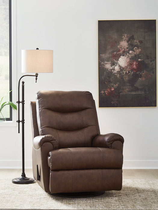 Flynwood Swivel Glider Recliner - Vida Furniture (Laredo,TX)