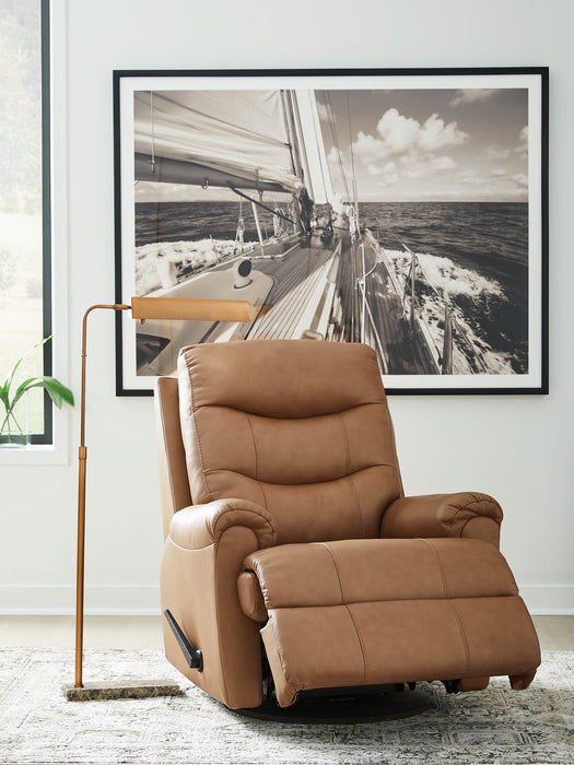 Flynwood Swivel Glider Recliner - Vida Furniture (Laredo,TX)