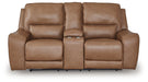 DeepWakes Power Reclining Loveseat with Console - Vida Furniture (Laredo,TX)