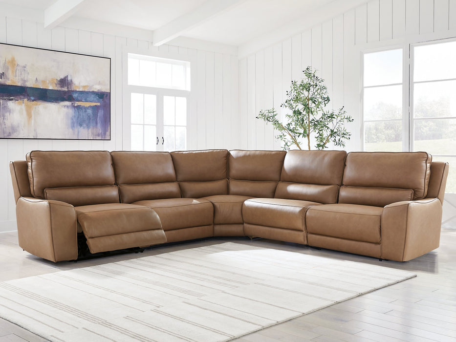 DeepWakes Power Reclining Sectional - Vida Furniture (Laredo,TX)