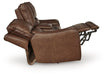 DeepWakes Power Reclining Loveseat with Console - Vida Furniture (Laredo,TX)