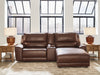 DeepWakes Power Reclining Sectional with Chaise - Vida Furniture (Laredo,TX)