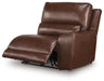DeepWakes Reclining Sectional with Storage Console - Vida Furniture (Laredo,TX)