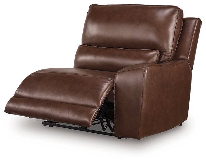 DeepWakes Power Reclining Sectional with Chaise - Vida Furniture (Laredo,TX)