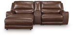 DeepWakes Power Reclining Sectional with Chaise - Vida Furniture (Laredo,TX)
